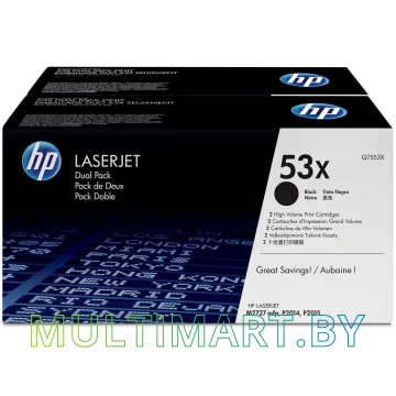 Набор картриджей HP 53x (Q7553XD)